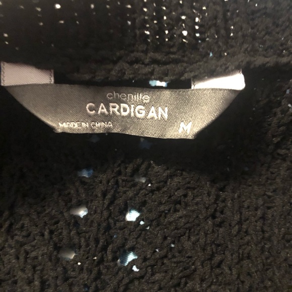 Members Mark Chenille Cardigan Open Front Casual Front EUC - Picture 2 of 8